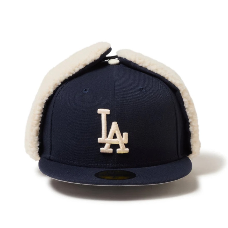 ニューエラ（NEW ERA）（メンズ、レディース）キャップ 59FIFTY Dog Ear ドッグイヤー ロサンゼルス・ドジャース ナイトシフトネイビー 14668177