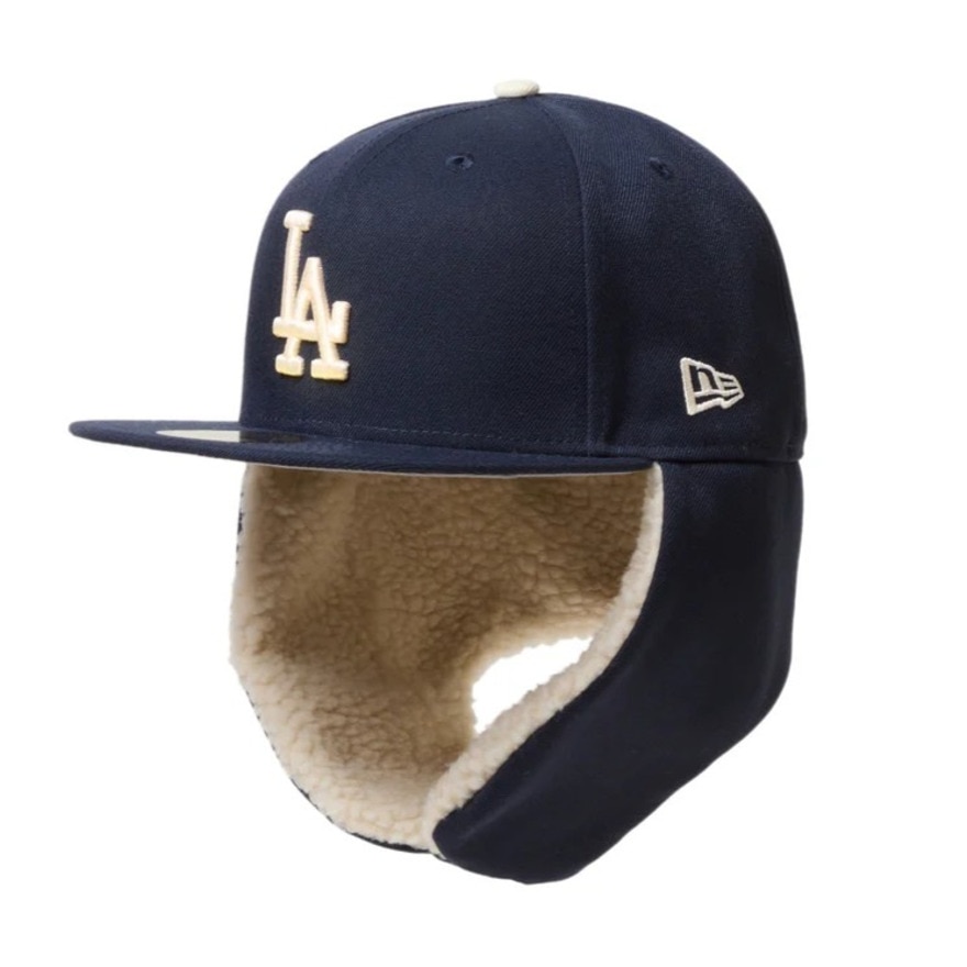 ニューエラ（NEW ERA）（メンズ、レディース）キャップ 59FIFTY Dog Ear ドッグイヤー ロサンゼルス・ドジャース ナイトシフトネイビー 14668177