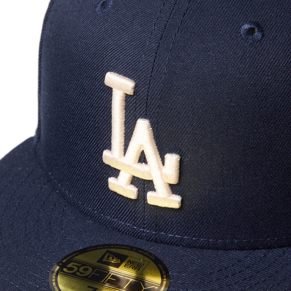 ニューエラ（NEW ERA）（メンズ、レディース）キャップ 59FIFTY Dog Ear ドッグイヤー ロサンゼルス・ドジャース ナイトシフトネイビー 14668177