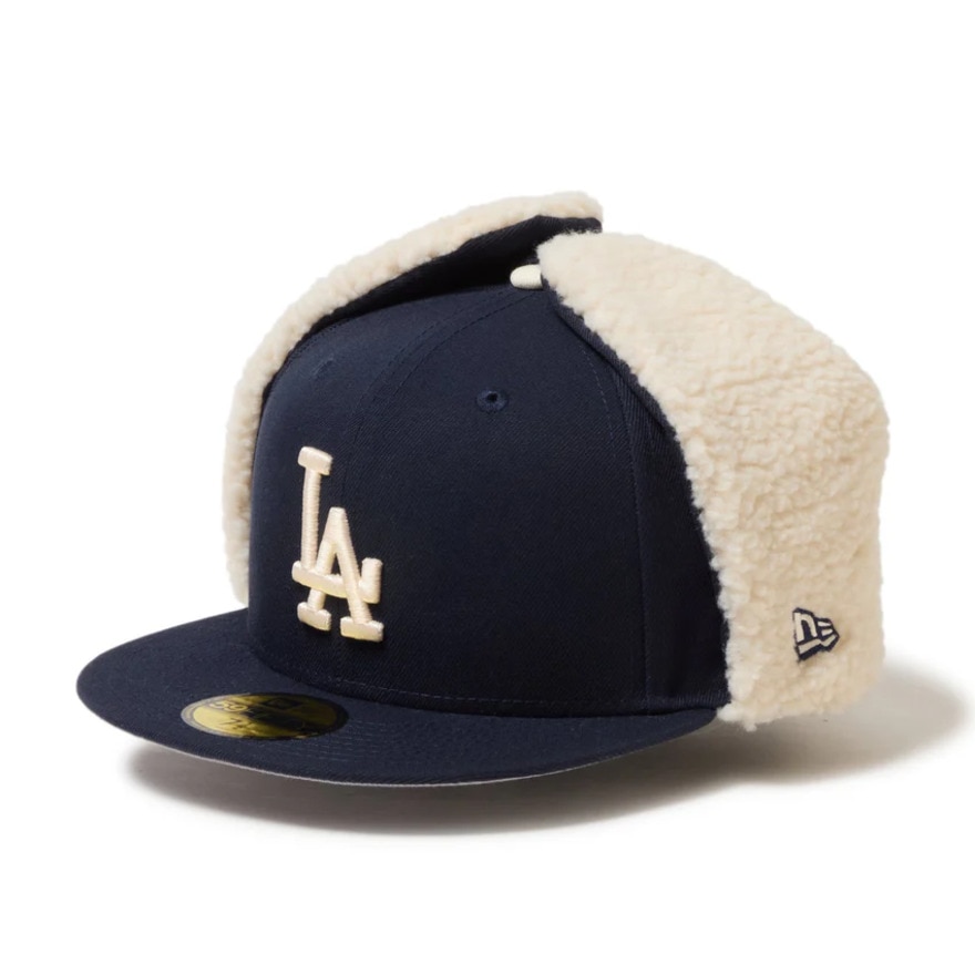 ニューエラ（NEW ERA）（メンズ、レディース）キャップ 59FIFTY Dog Ear ドッグイヤー ロサンゼルス・ドジャース ナイトシフトネイビー 14668177