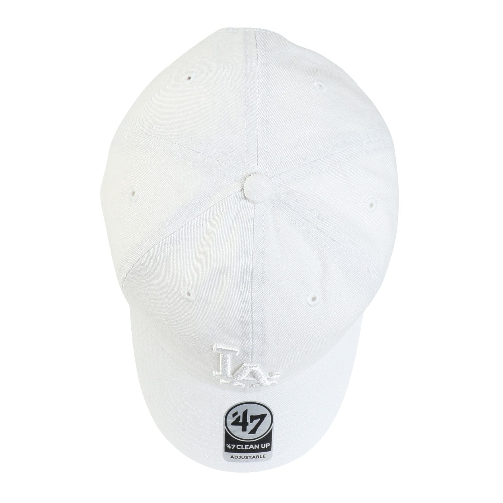 フォーティーセブン（47）（メンズ）キャップ クリーンナップ ロサンゼルス・ドジャース 白 55-59cm B-RGW12GWSNL-WHG 14751197 スポーツキャップ 帽子