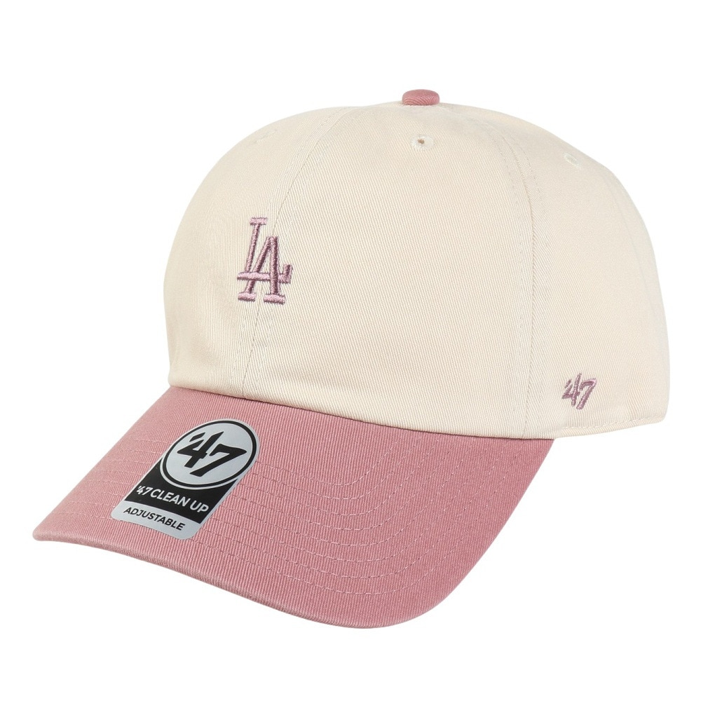 フォーティーセブン（47）（メンズ）キャップ 47 クリーンナップ ロサンゼルス・ドジャース 2-Tone Base Runner ナチュラル×マーヴ 14858280