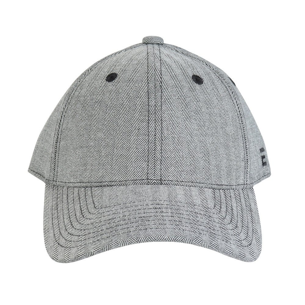 エルケクス（ELKEX）（メンズ）キャップ Eロゴヘリンボーンキャップ 黒