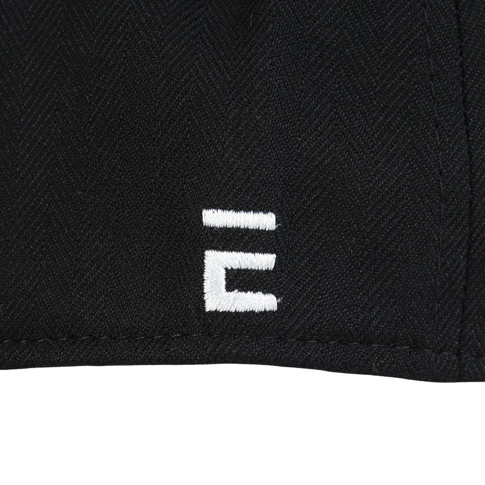 エルケクス（ELKEX）（メンズ）キャップ Eロゴヘリンボーンキャップ 黒