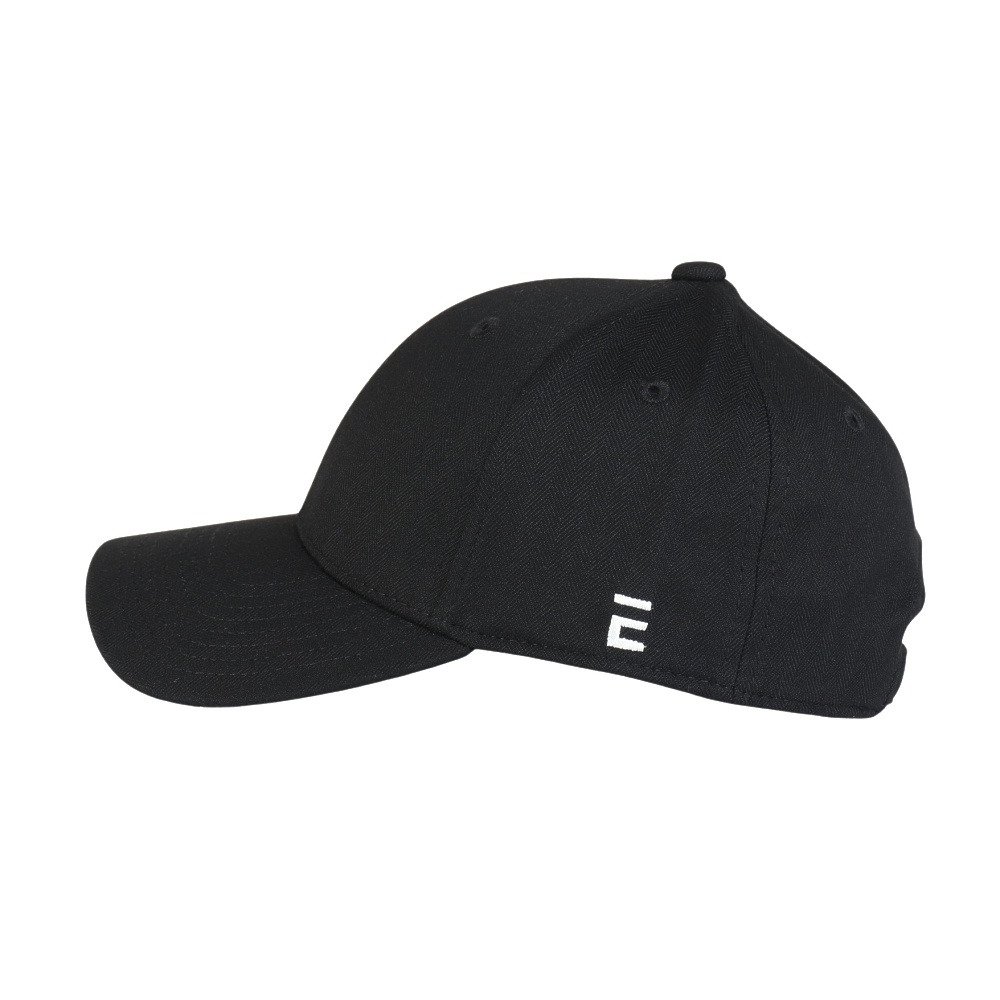 エルケクス（ELKEX）（メンズ）キャップ Eロゴヘリンボーンキャップ 黒