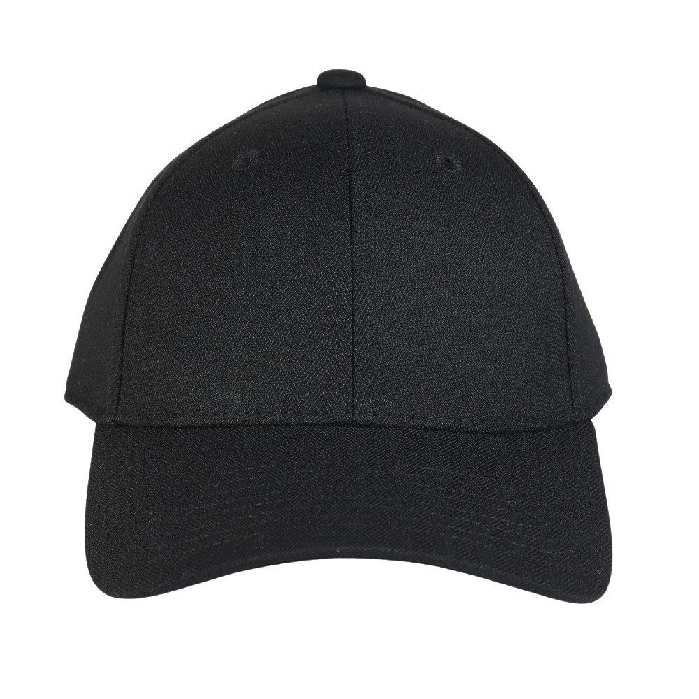 エルケクス（ELKEX）（メンズ）キャップ Eロゴヘリンボーンキャップ 黒