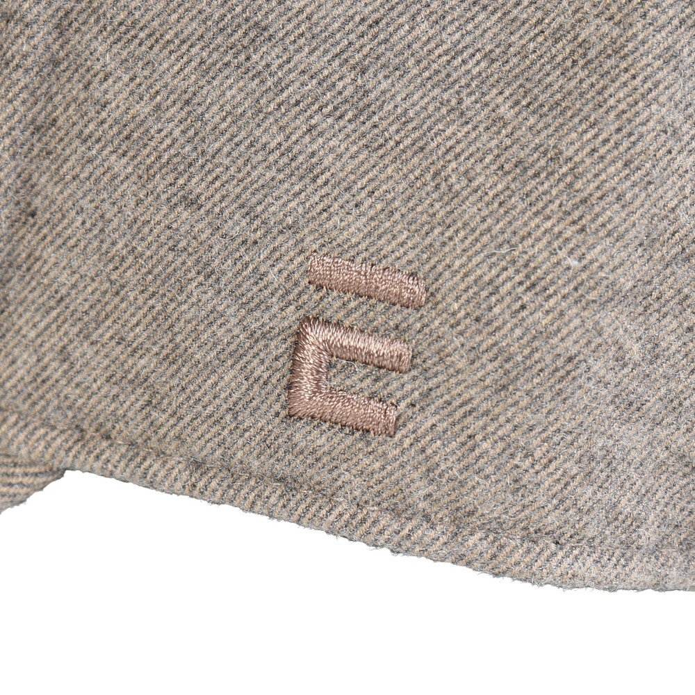 エルケクス（ELKEX）（メンズ）キャップ Eロゴフランネルキャップ ベージュ 54-58cm EKM5FA0026 BEG スポーツキャップ