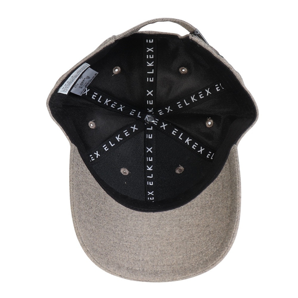 エルケクス（ELKEX）（メンズ）キャップ Eロゴフランネルキャップ ベージュ 54-58cm EKM5FA0026 BEG スポーツキャップ