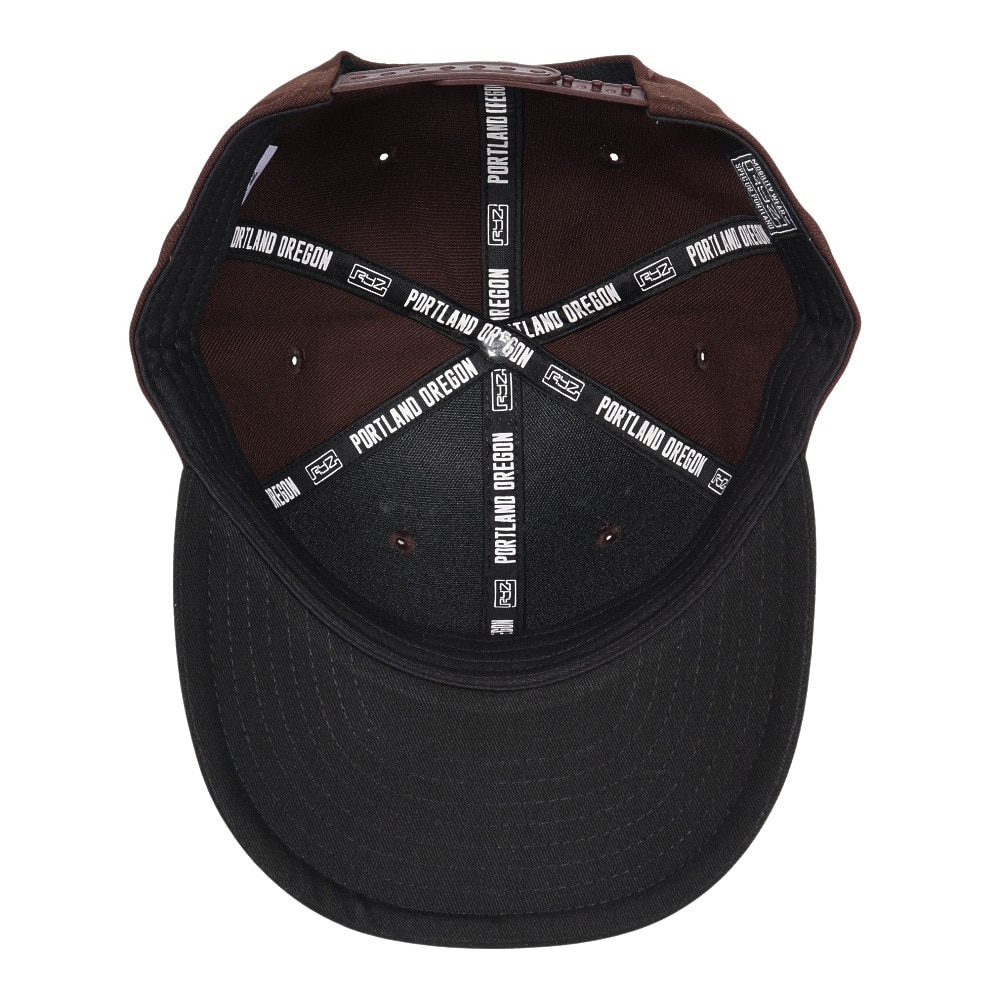 ライズ（RYZ）（メンズ）キャップ ボックスワッペン LP キャップ ブラウン 56-60cm RZ20ST25FW0017 BRN スポーツキャップ