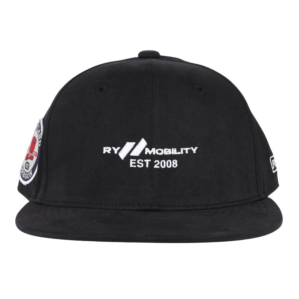 ライズ（RYZ）（メンズ）キャップ デザインワッペン ベースボール キャップ 黒 56-60cm RZ20ST25FW0021 BKXRE スポーツキャップ