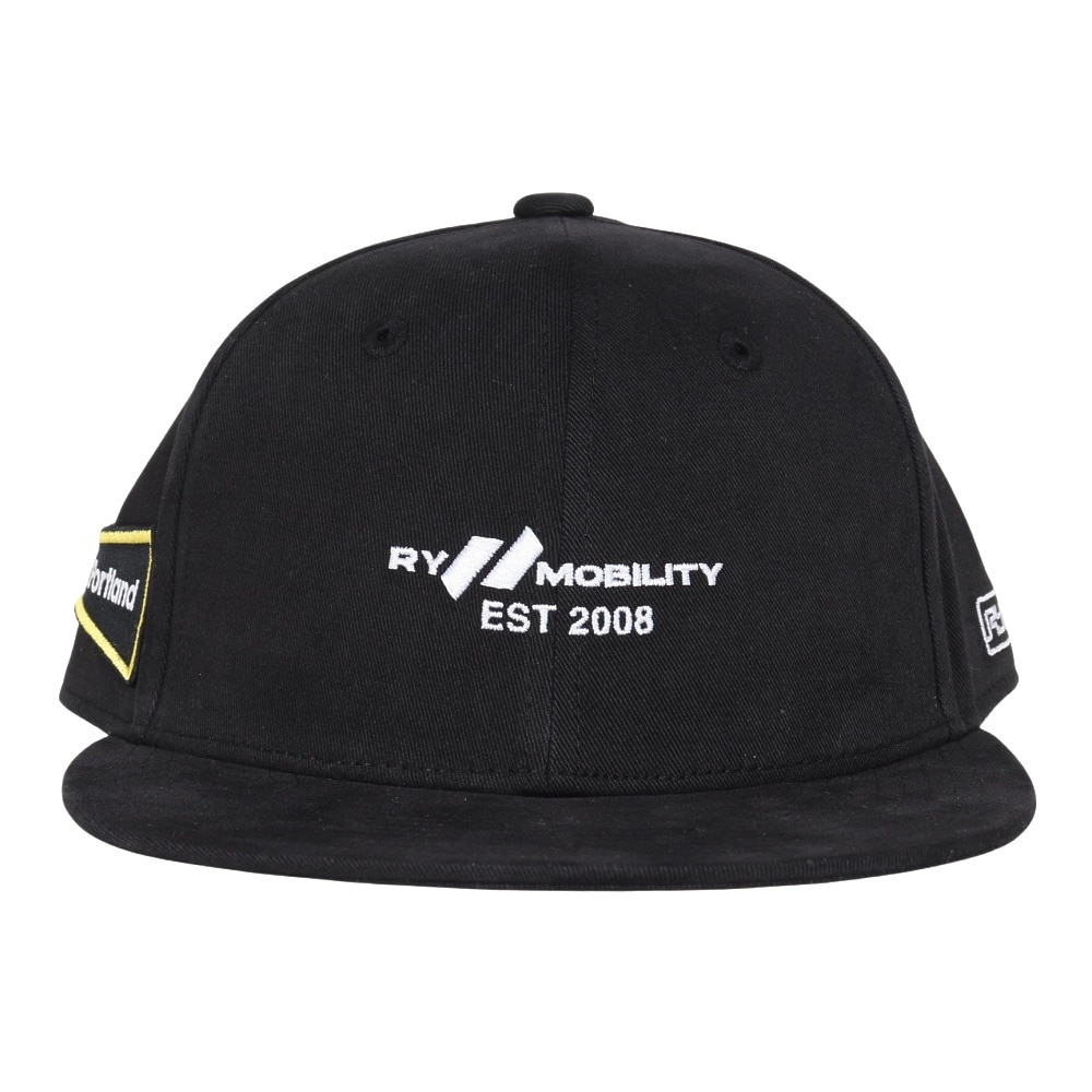 ライズ（RYZ）（メンズ）キャップ デザインワッペン ベースボール キャップ 黒 56-60cm RZ20ST25FW0021 BLK スポーツキャップ
