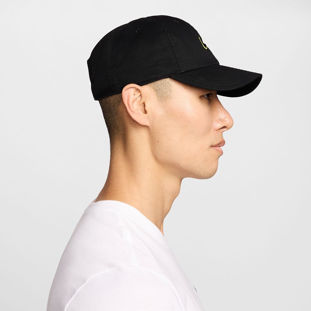 ナイキ（NIKE）（メンズ）キャップ クラブ クラブ アンストラクチャード スウッシュ 黒 S-Lサイズ FB5369-013 スポーツキャップ