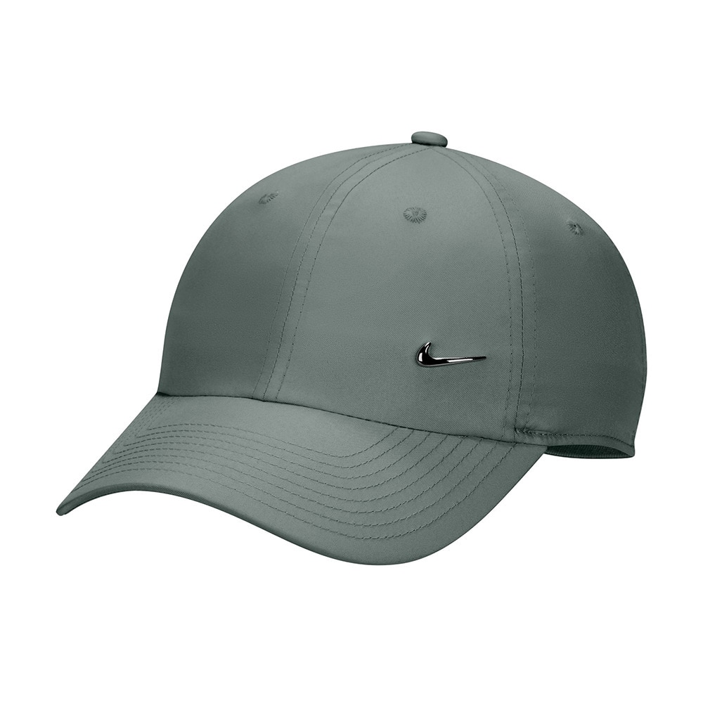ナイキ（NIKE）（メンズ、レディース）キャップ ドライフィット クラブ アンストラクチャード メタル スウッシュ 緑 S-Lサイズ(54-59cm) FB5372-364