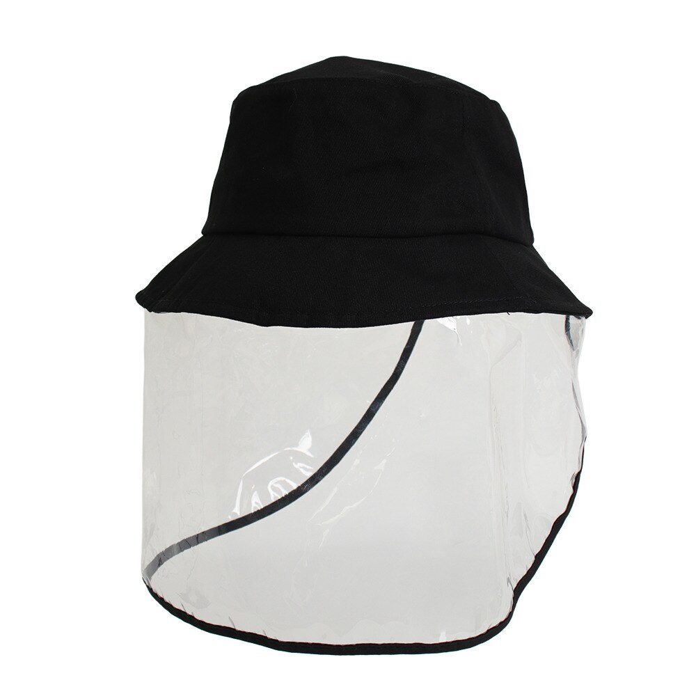  ウイルス散防止ハット 100-COV-010002 BLK