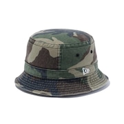 ニューエラ（NEW ERA）（メンズ）バケット02 ウォッシュドコットン ウッドランドカモ 11135995