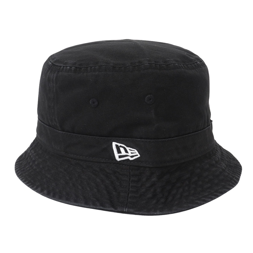 ニューエラ（NEW ERA）（メンズ）バケット02 ウォッシュドコットン ブラック 11135999
