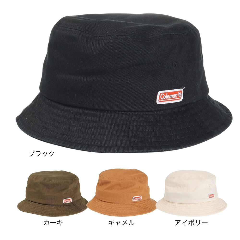 コールマン（Coleman）（メンズ）ベーシックバケットハット 187-0032 BLK