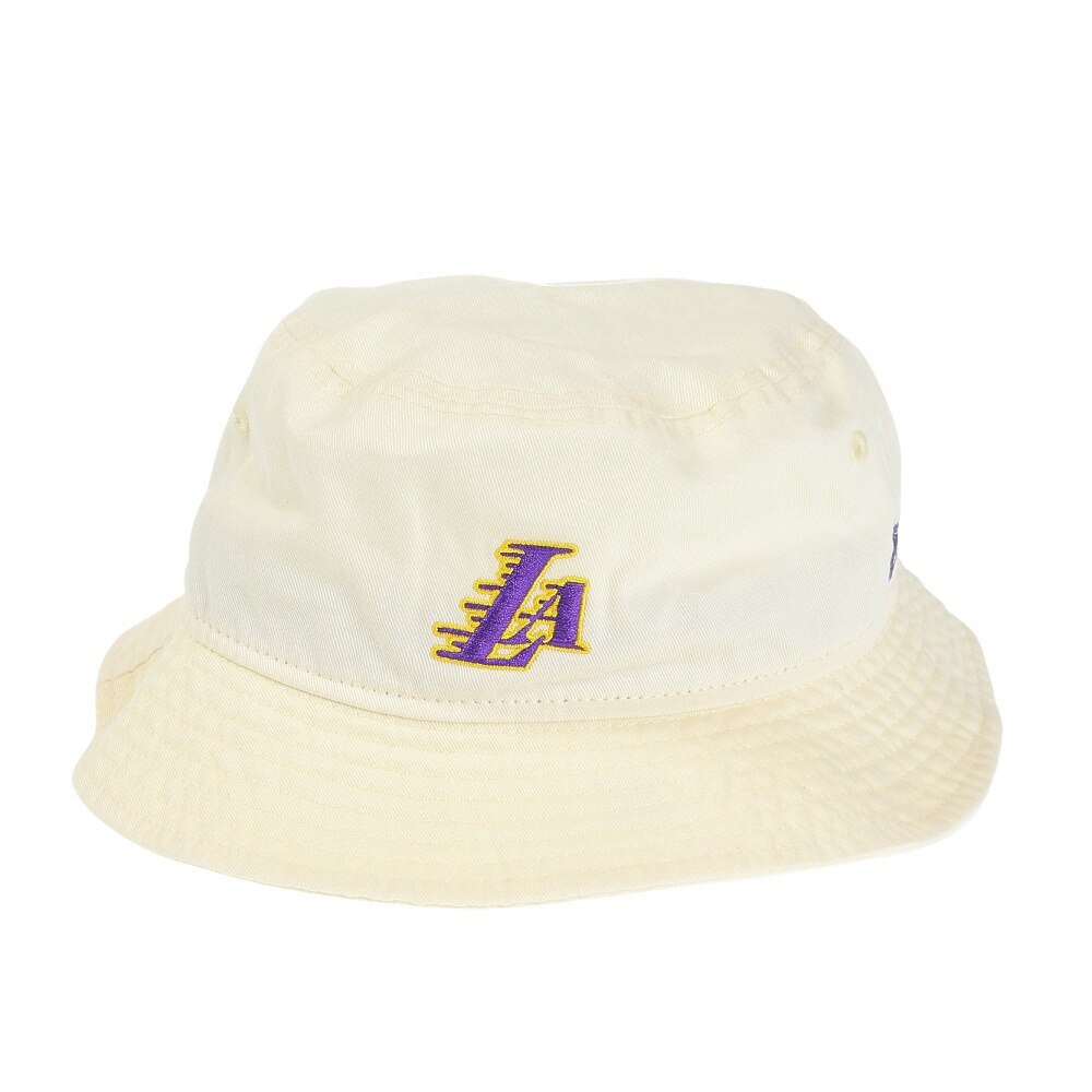 ニューエラ（NEW ERA）（メンズ、レディース）帽子 バケットハット01 NBA Bucket Hat ロサンゼルス・レイカーズ 13515813