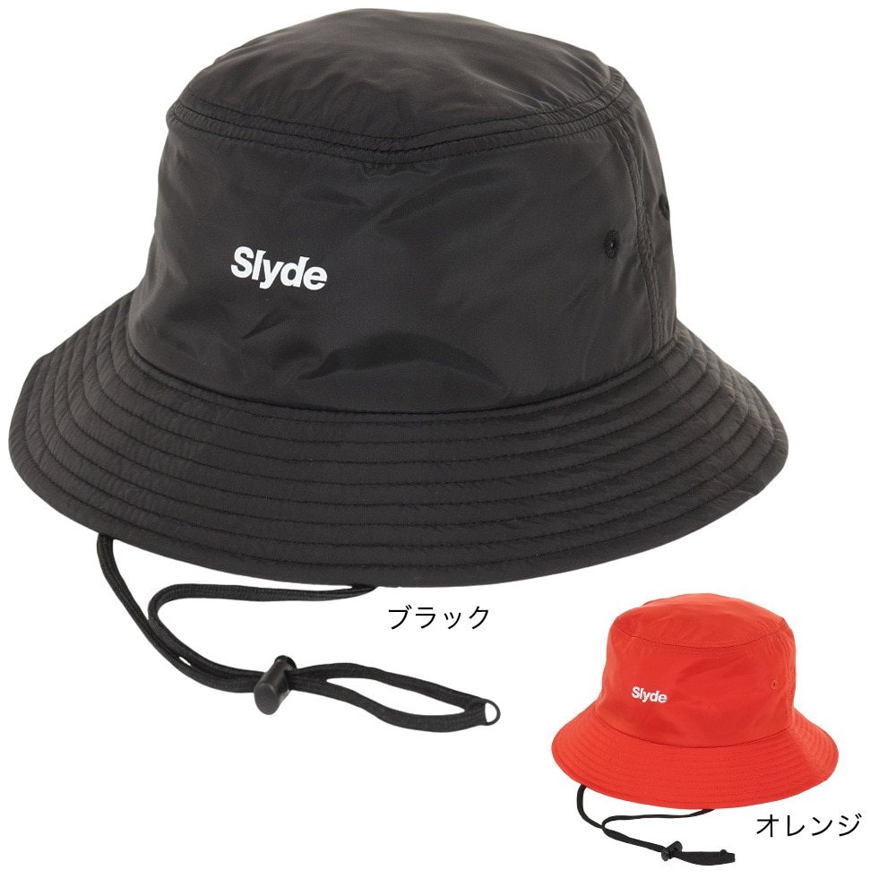 スライド（SLYDE）（メンズ、レディース）ウォーターリペラント バケットハット SL2023SS-HAT001-ORG