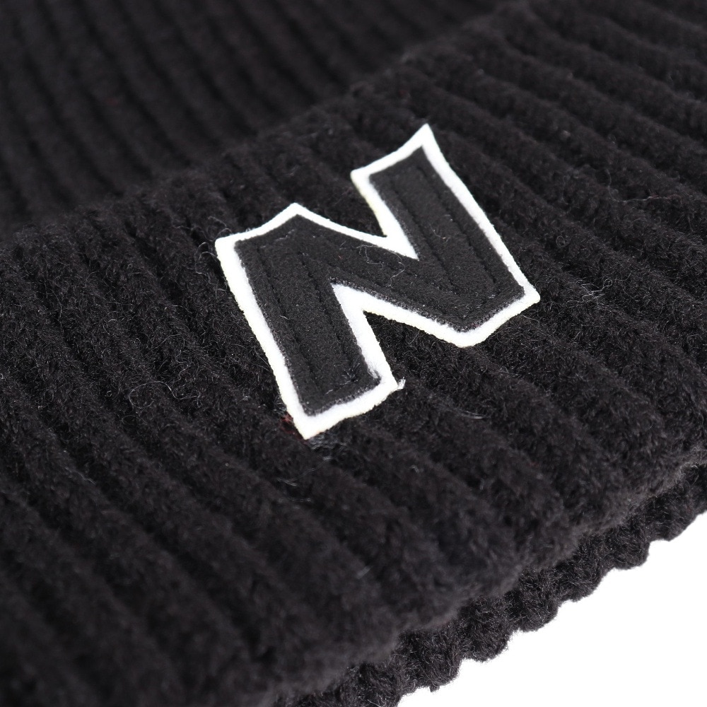 ニューバランス（new balance）（メンズ、レディース）ニット帽 Winter ウォッチマン ブロック N ビーニー LAH33003BK