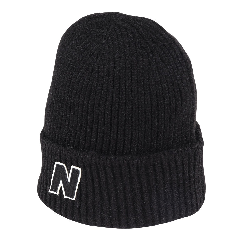 ニューバランス（new balance）（メンズ、レディース）ニット帽 Winter ウォッチマン ブロック N ビーニー LAH33003BK