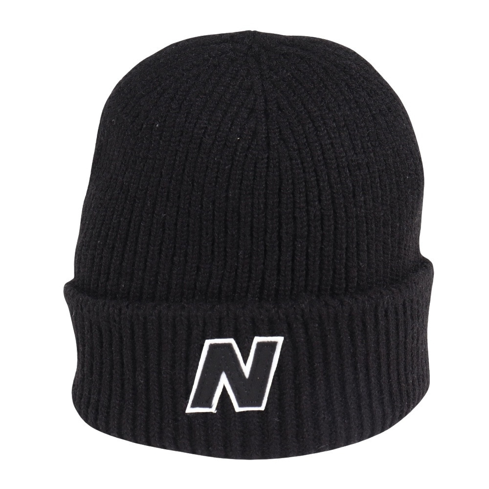 ニューバランス（new balance）（メンズ、レディース）ニット帽 Winter ウォッチマン ブロック N ビーニー LAH33003BK