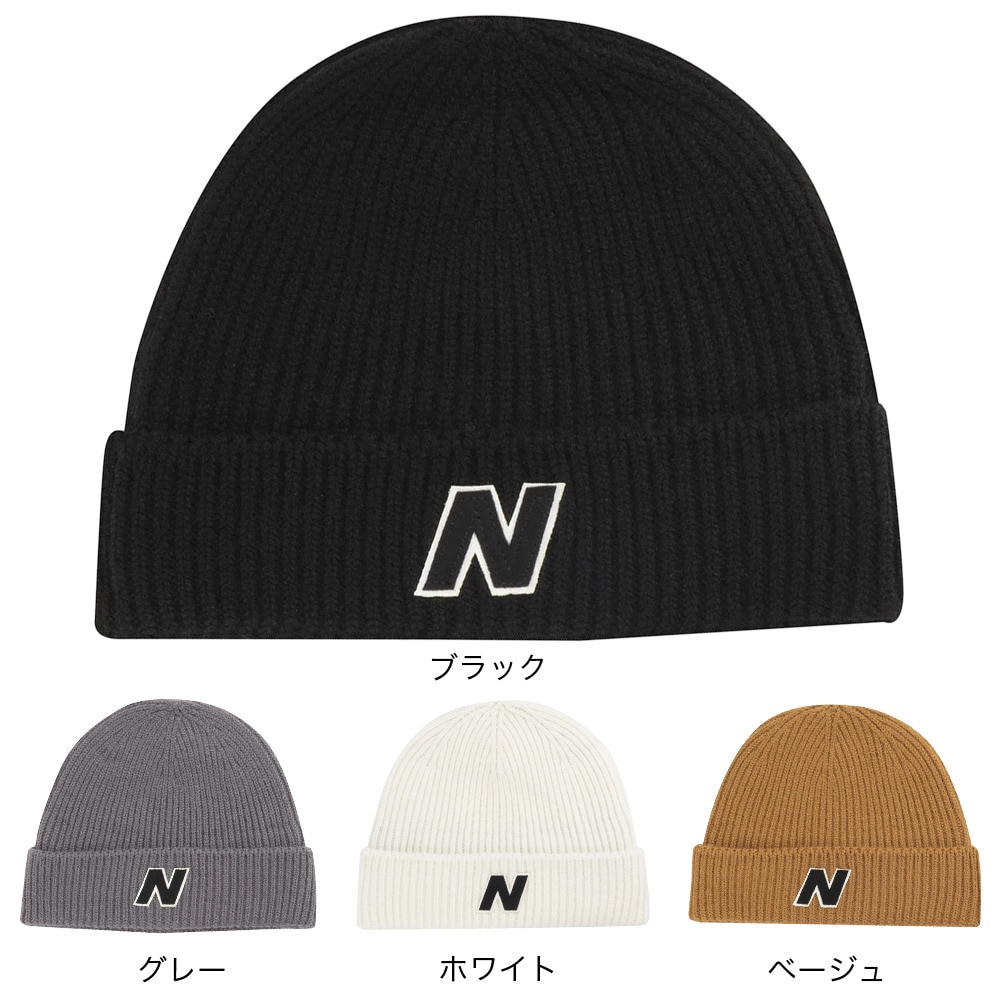 ニューバランス（new balance）（メンズ、レディース）ニット帽 Winter ウォッチマン ブロック N ビーニー LAH33003TOB