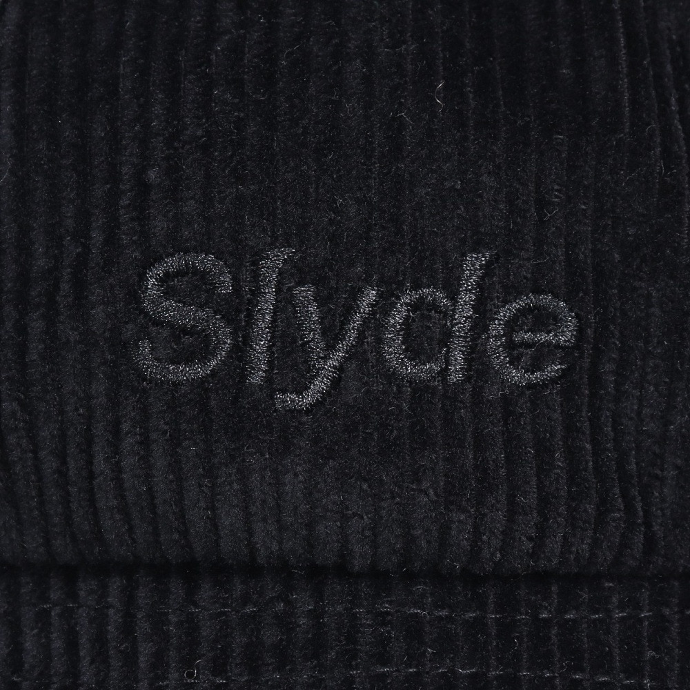 スライド（SLYDE）（メンズ、レディース）コーデュロイ バケットハット SL23FW-HAT001BLK
