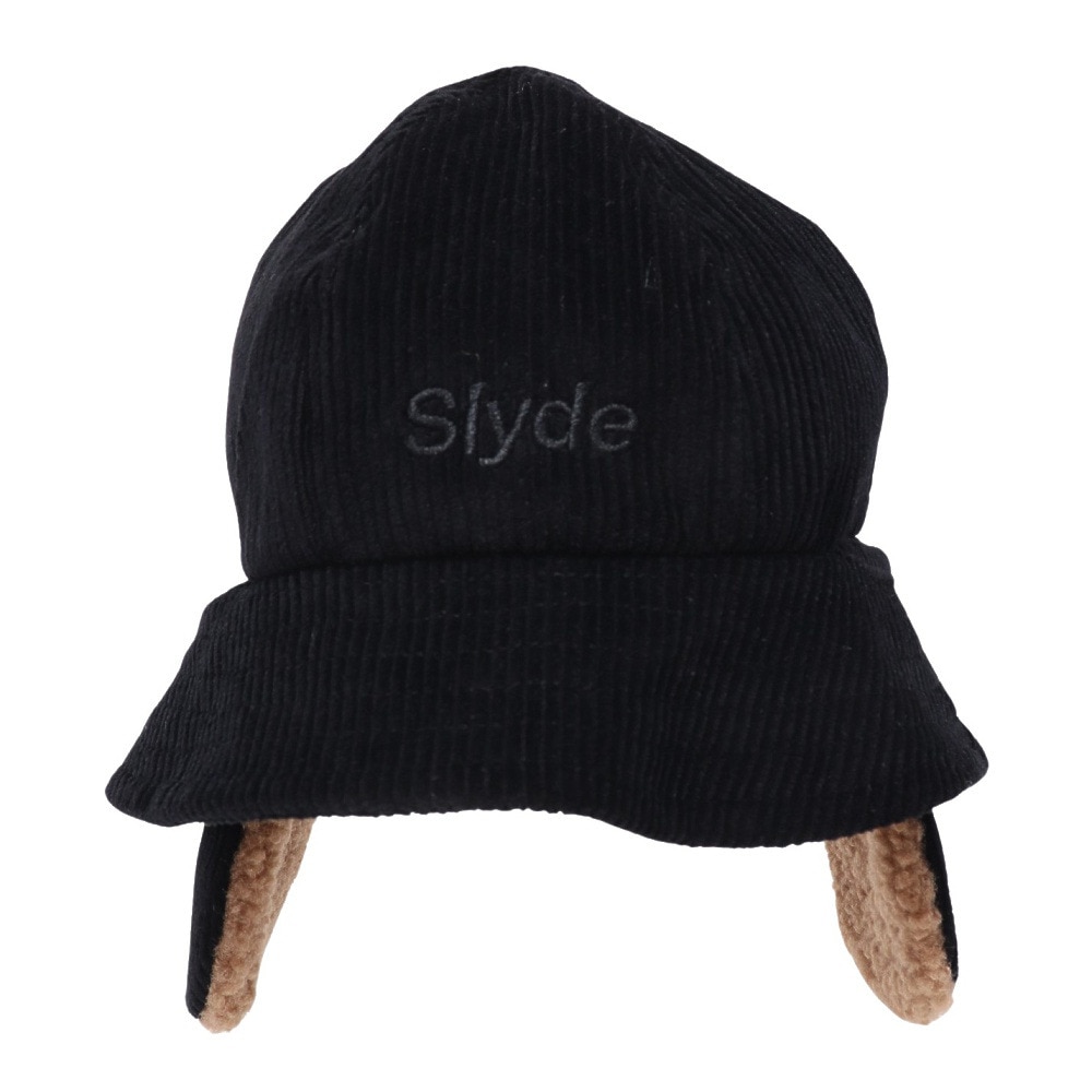 スライド（SLYDE）（メンズ、レディース）コーデュロイ バケットハット SL23FW-HAT001BLK