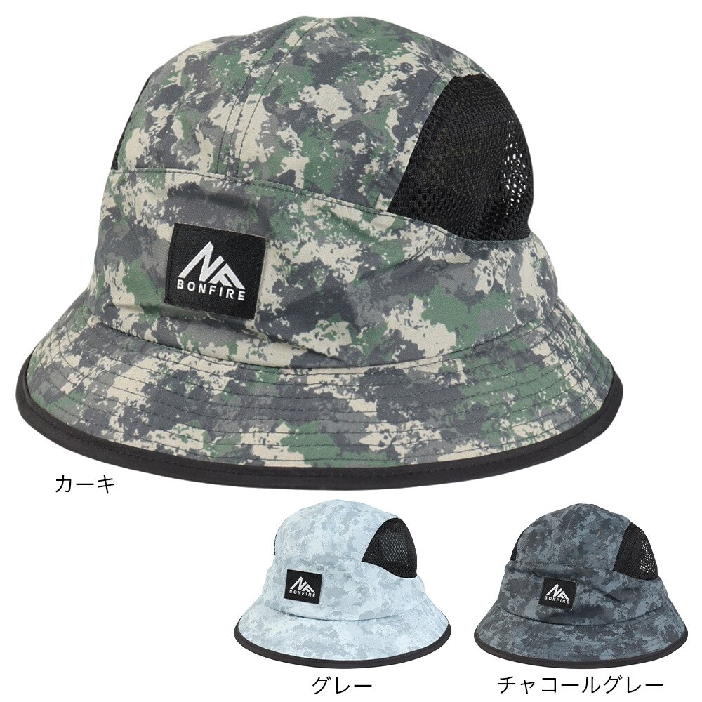 ボンファイア（Bonfire）（メンズ、レディース）カモ柄 ジェットハット 20BNF4SST2322 GRY