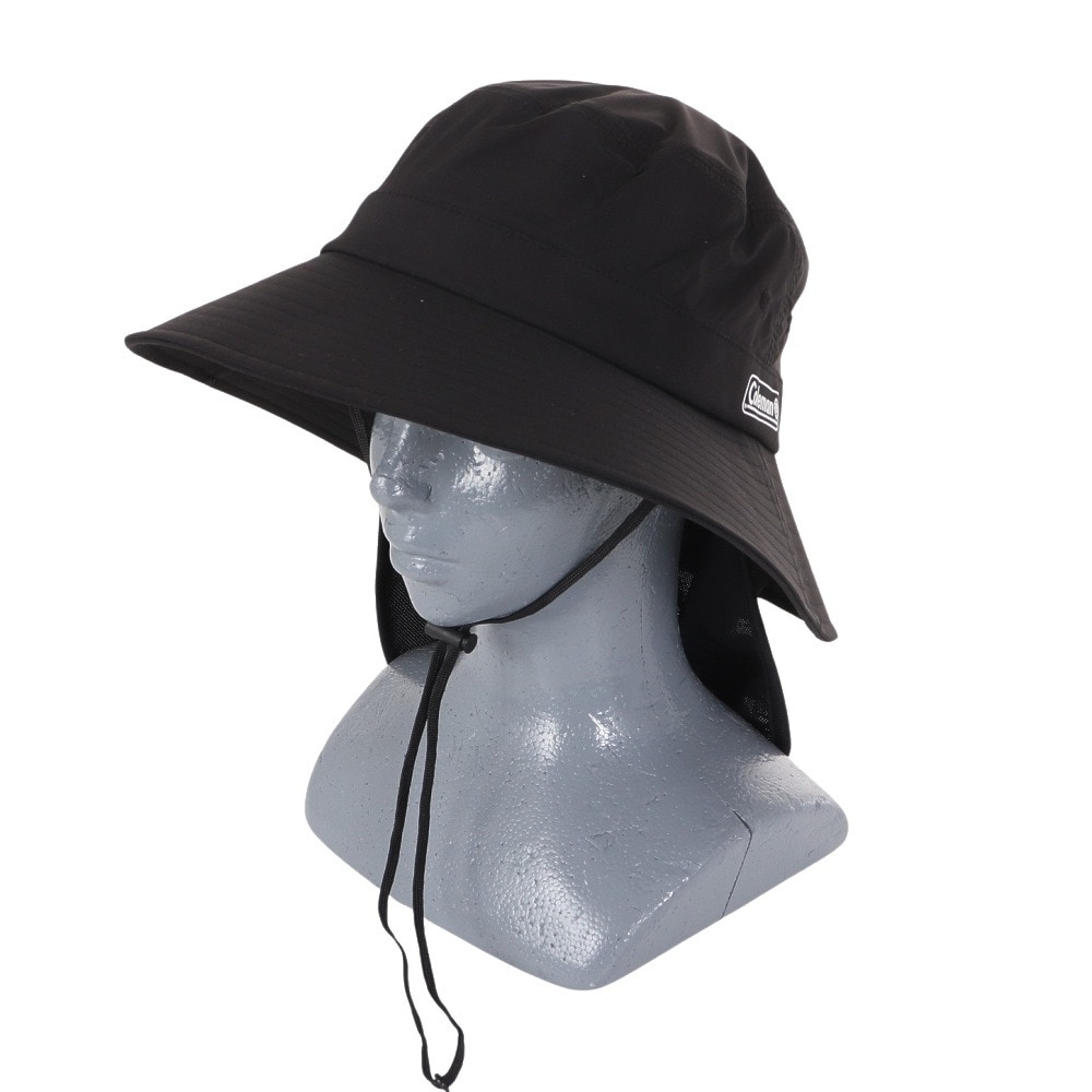 コールマン（Coleman）（メンズ）タレ付き アドベンチャーハット 187-0133 BLK
