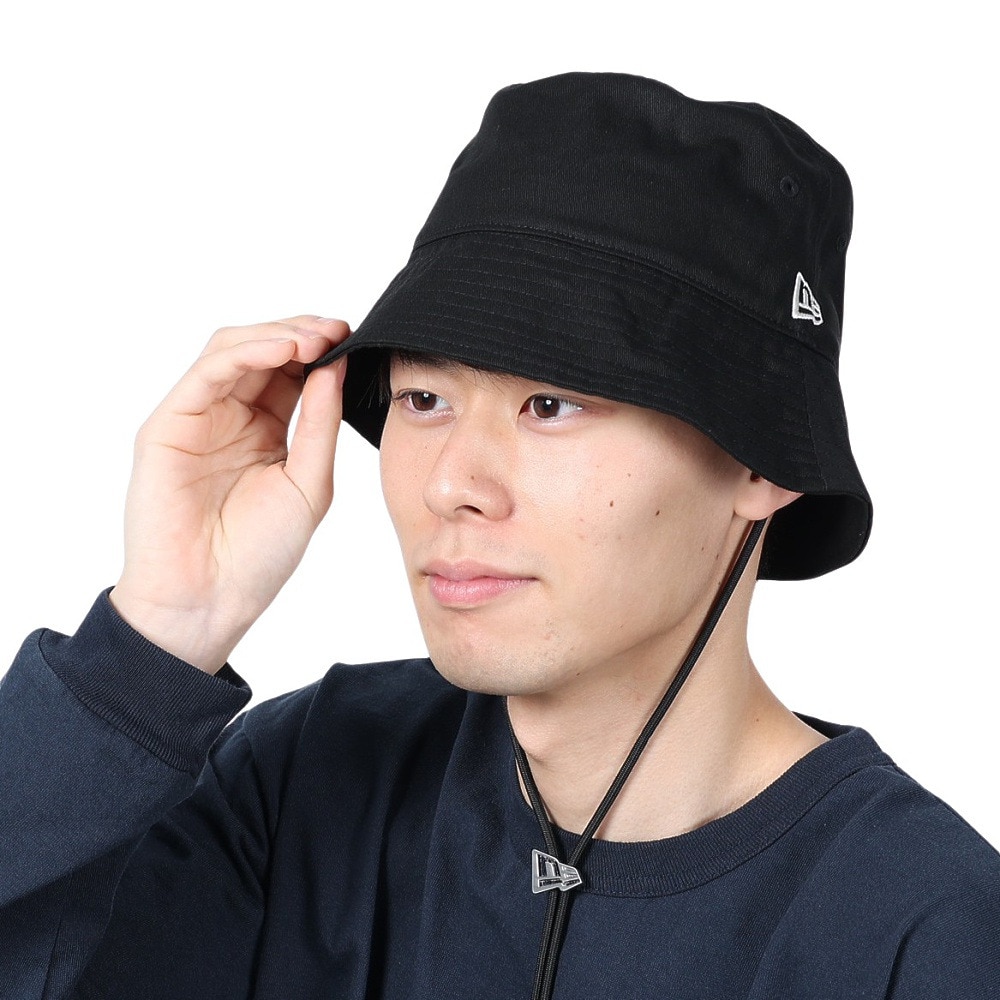 ニューエラ（NEW ERA）（メンズ、レディース）バケット01 セーラーブリム Sailor Brim Cord Strap Bucket ハット 14109569