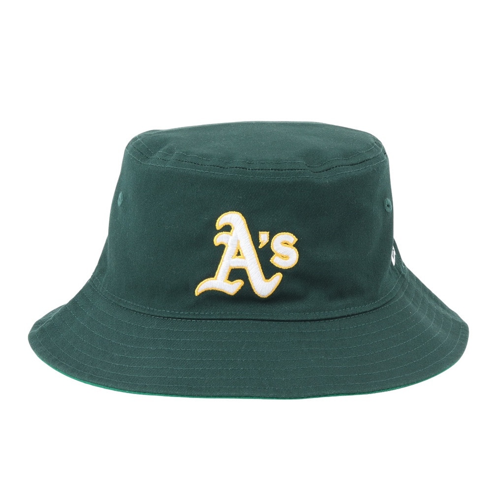 ニューエラ（NEW ERA）（メンズ、レディース）ハット BUCKET01 オークランド・アスレチックス REV 14109577