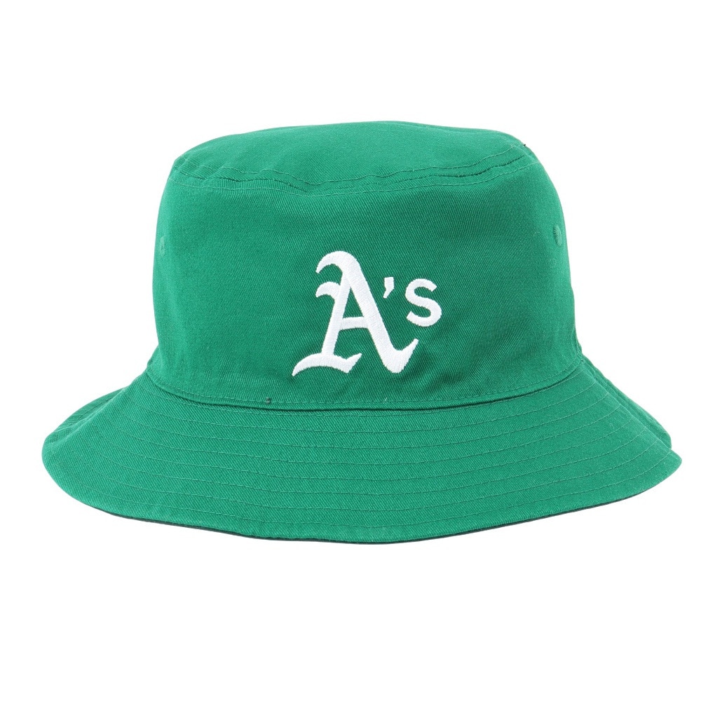 ニューエラ（NEW ERA）（メンズ、レディース）ハット BUCKET01 オークランド・アスレチックス REV 14109577