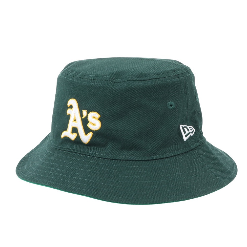 ニューエラ（NEW ERA）（メンズ、レディース）ハット BUCKET01 オークランド・アスレチックス REV 14109577