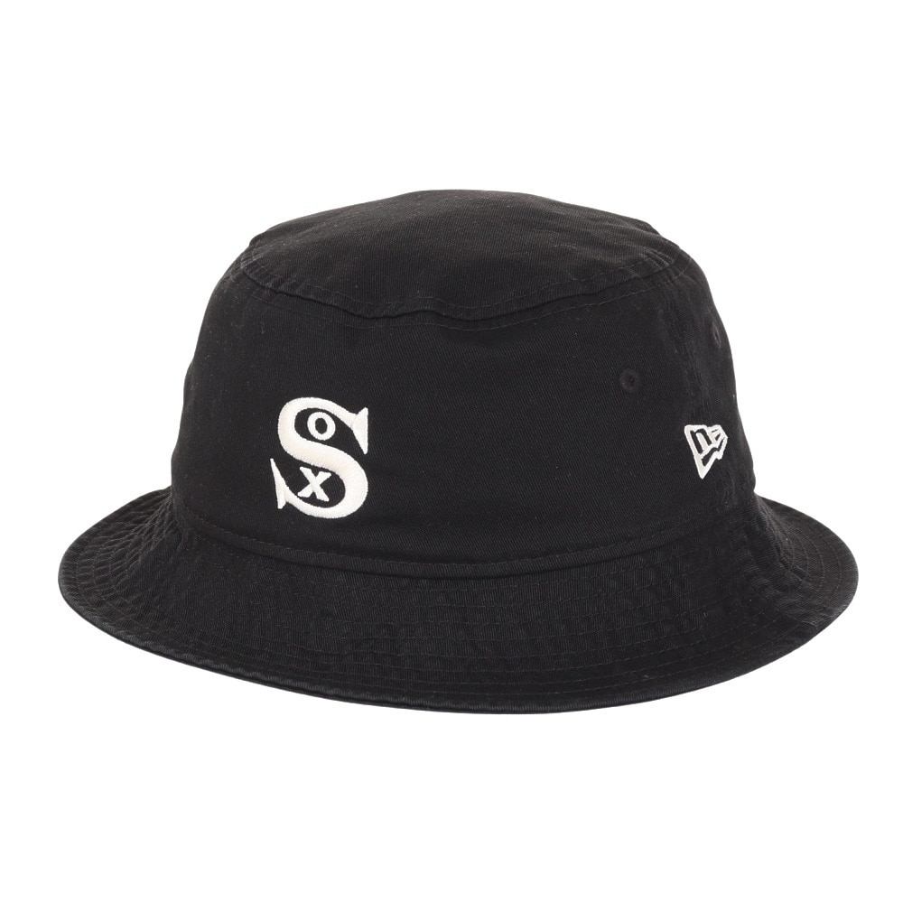 ニューエラ（NEW ERA）（メンズ、レディース）バケット01 ハット シカゴ・ホワイトソックス クーパーズタウン ブラック 14109608