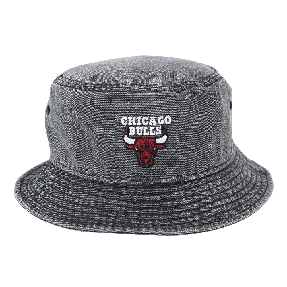 ニューエラ（NEW ERA）（メンズ、レディース）バケット01 ハット NBA Acid Wash シカゴ・ブルズ ブラック 14109609