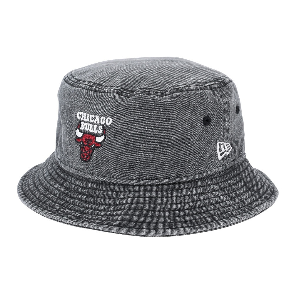 ニューエラ（NEW ERA）（メンズ、レディース）バケット01 ハット NBA Acid Wash シカゴ・ブルズ ブラック 14109609