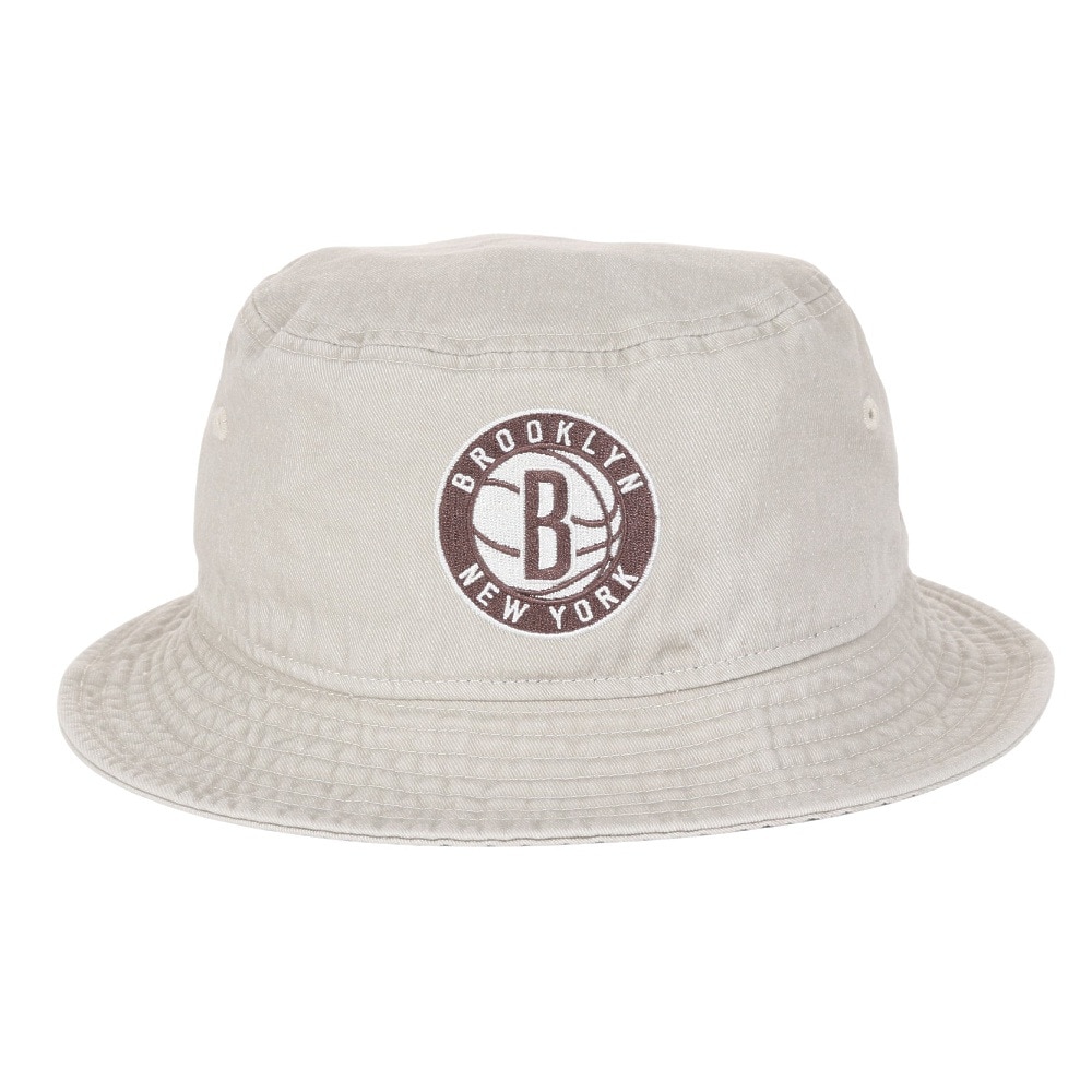 ニューエラ（NEW ERA）（メンズ、レディース）バケット01 ハット NBA Acid Wash ブルックリン・ネッツ ストーン 14109610