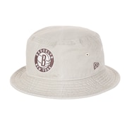 ニューエラ（NEW ERA）（メンズ、レディース）バケット01 ハット NBA Acid Wash ブルックリン・ネッツ ストーン 14109610