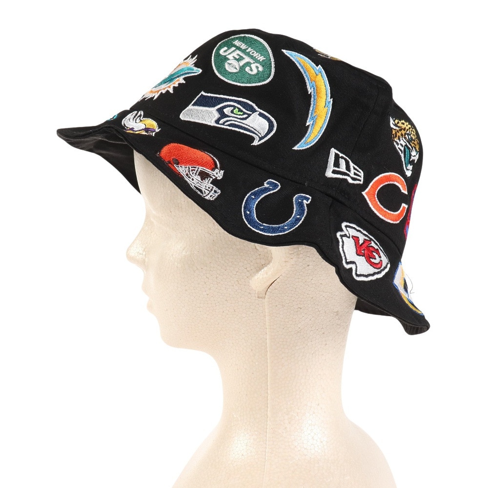 ニューエラ（NEW ERA）（メンズ、レディース）バケット01 Team Logo Allover NFL ハット 14109613