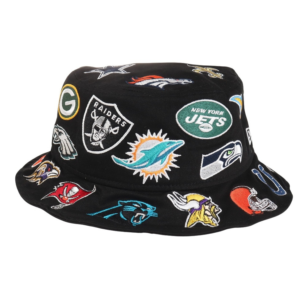 ニューエラ（NEW ERA）（メンズ、レディース）バケット01 Team Logo Allover NFL ハット 14109613