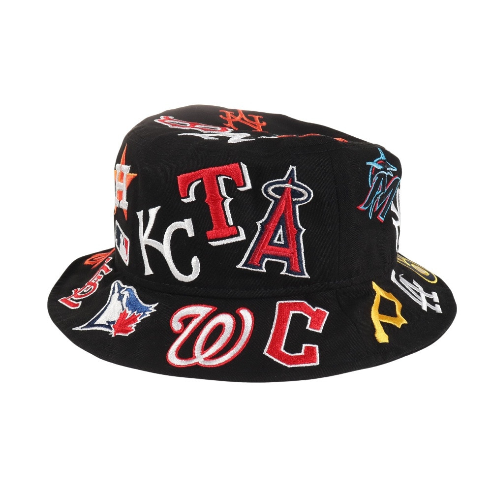 ニューエラ（NEW ERA）（メンズ、レディース）バケット01 Team Logo Allover MLB ハット 14109615