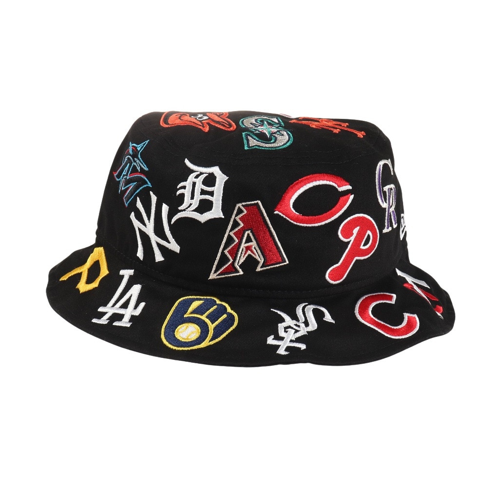 ニューエラ（NEW ERA）（メンズ、レディース）バケット01 Team Logo Allover MLB ハット 14109615