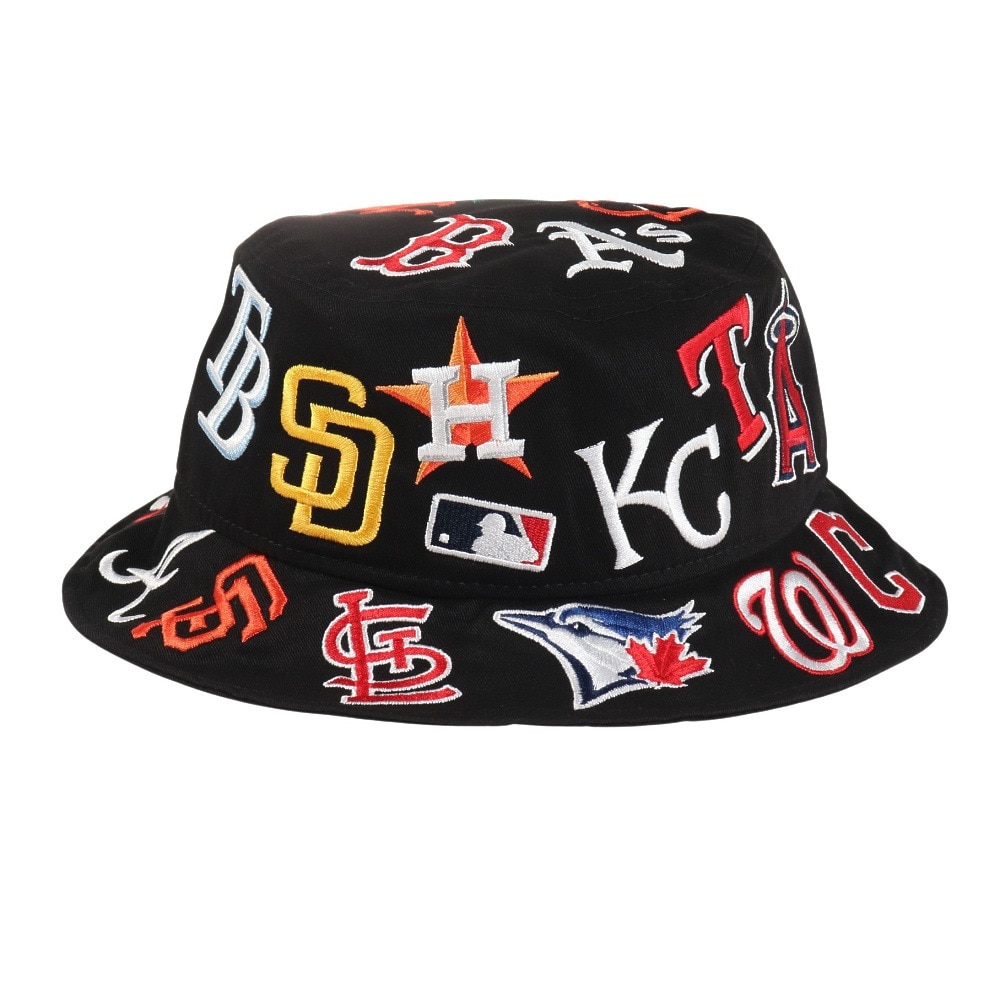 ニューエラ（NEW ERA）（メンズ、レディース）バケット01 Team Logo Allover MLB ハット 14109615