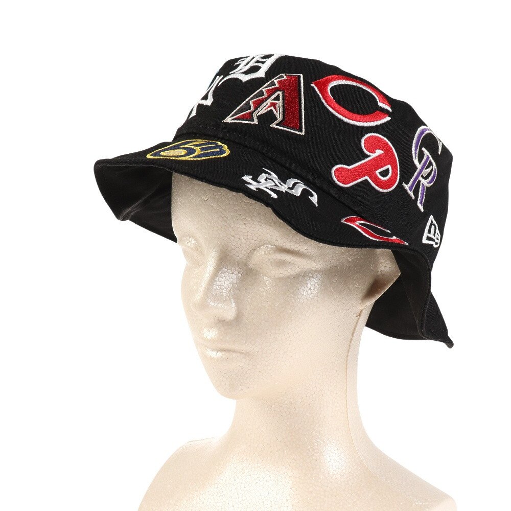 ニューエラ（NEW ERA）（メンズ、レディース）バケット01 Team Logo Allover MLB ハット 14109615