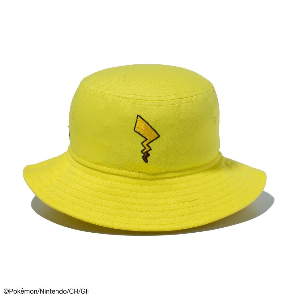 ニューエラ（NEW ERA）（キッズ）帽子 キッズ バケット01 ポケモン ピカチュウ イエロー ハット 14124519