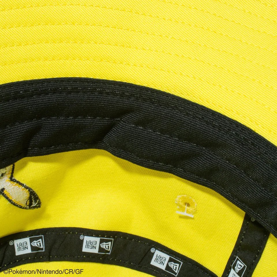 ニューエラ（NEW ERA）（キッズ）帽子 キッズ バケット01 ポケモン ピカチュウ イエロー ハット 14124519
