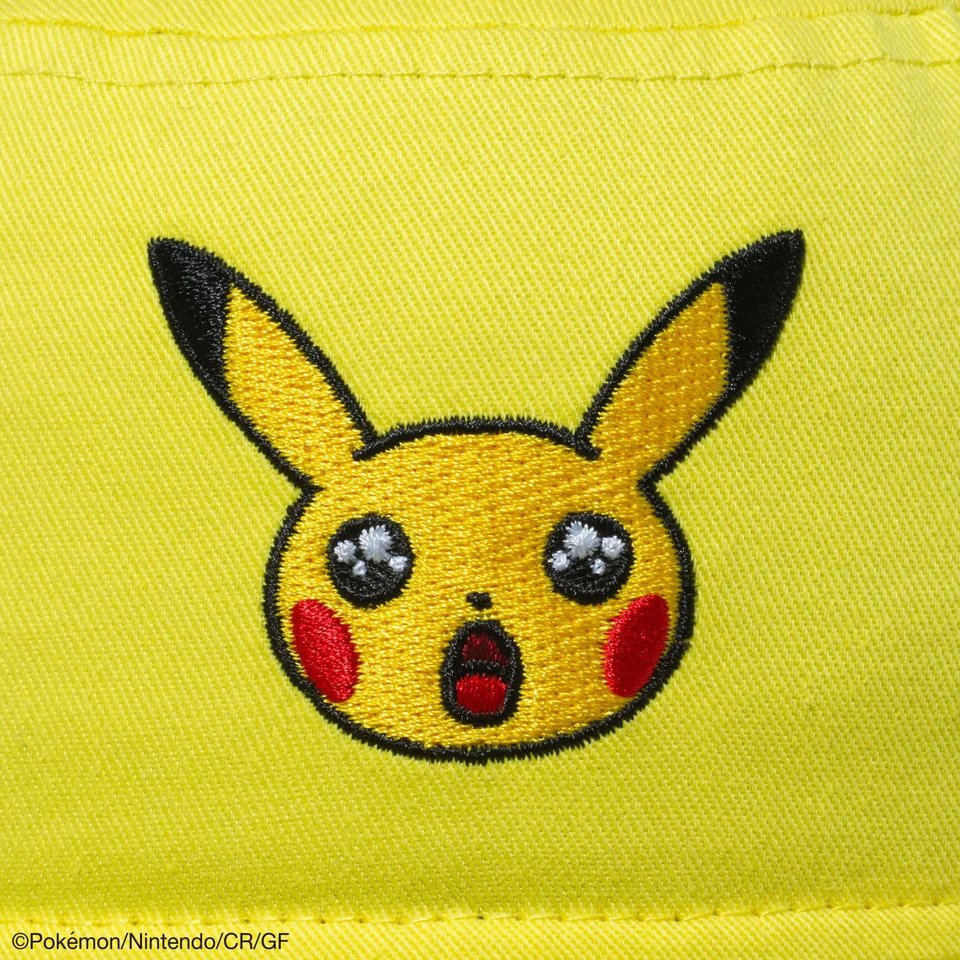 ニューエラ（NEW ERA）（キッズ）帽子 キッズ バケット01 ポケモン ピカチュウ イエロー ハット 14124519