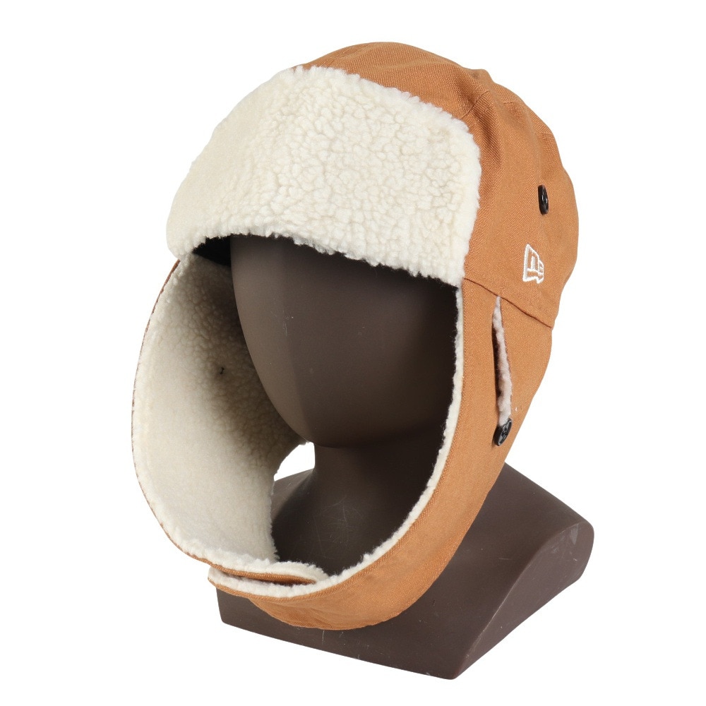ニューエラ（NEW ERA）（メンズ）パイロットキャップ TRAPPER DUCK LTBRZ 14307146 Lサイズ キャラメル色